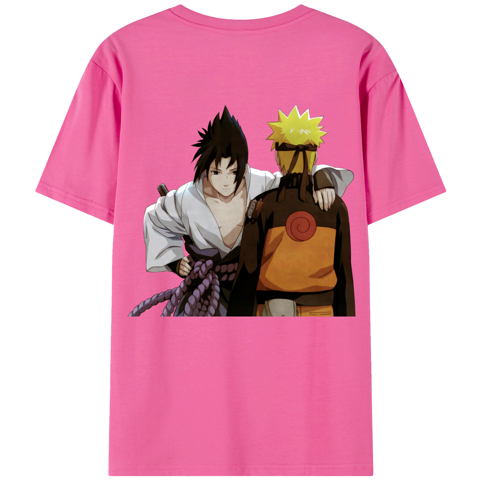 （画像用） NARUTO -ナルト- うちは サスケ Uchiha Sasuke レディース半袖Tシャツ(バックプリント)